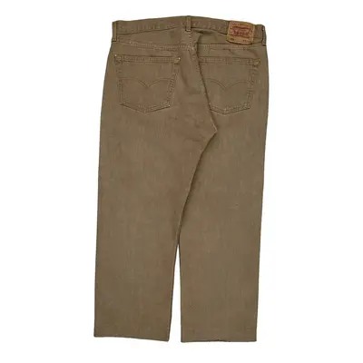 501 Levis Jeans - 38W 26L Beige Cotton
