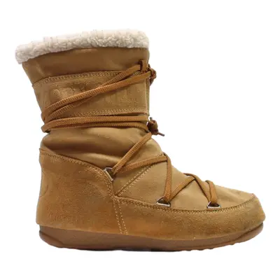 TECNICA Snow Boots Brown Leather Womens UK 3.5