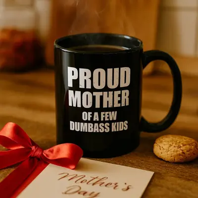 Gifts For Mom From Kids, Funny Mom Gift, Mom Mug, Proud Mother Of A Few Dumbass Kids, Gift For Mom, Christmas Mom Gifts Mug, ...