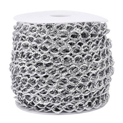 Aluminium Textured Curb Chains