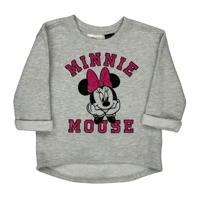 Age 5 Disney Graphic Sweatshirt - Small Grey Cotton Blend