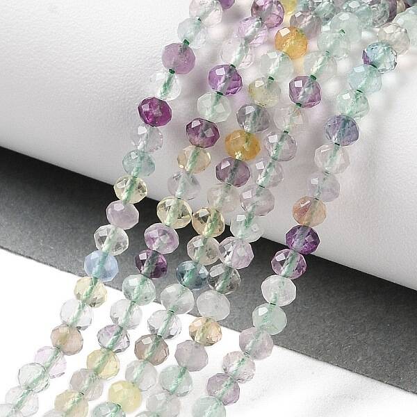 Natural Fluorite Beads Strands