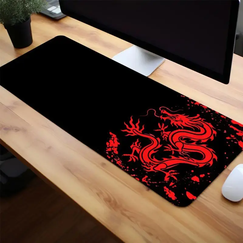 Dragon Pattern Large Gaming Mouse Pad, 1 Count Non Slip Desk Mousepad for Laptop, Computer, Desk Accessories For Home & Offic...