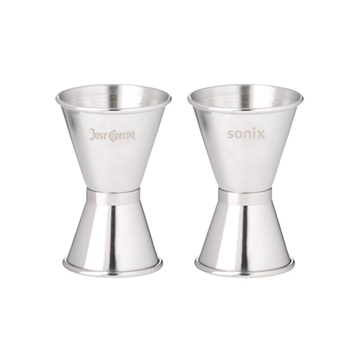 100 Promotional Double Sided Stainless Steel Cocktail Jigger - ...
