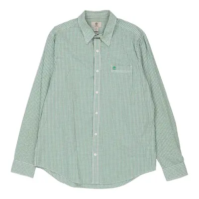 Timberland Checked Shirt - Large Green Cotton