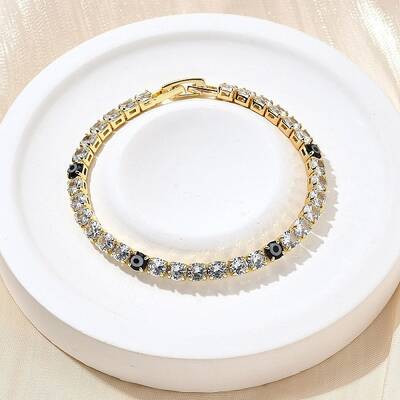 Brass Enamel Link & Charm Bracelets