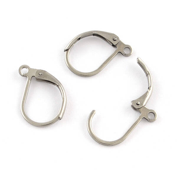 Tarnish Resistant 304 Stainless Steel Leverback Earrings Findings