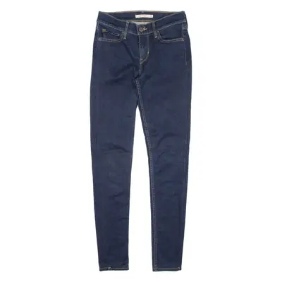 LEVI'S 710 Womens Jeans Blue Slim Skinny W27 L28