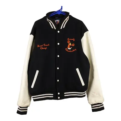 Rennoc Varsity Jacket - XL Black Wool Blend