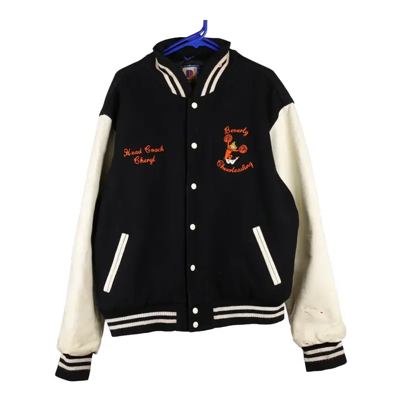 Rennoc Varsity Jacket - XL Black Wool Blend