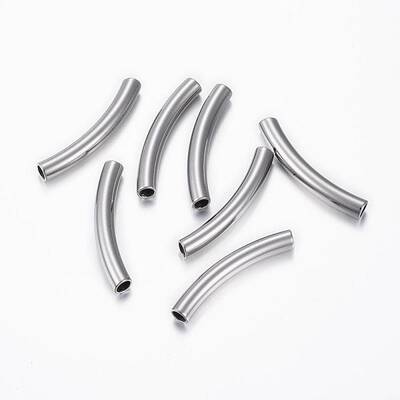 Tarnish Resistant 304 Stainless Steel Tube Beads