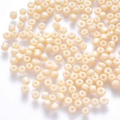 6/0 Baking Paint Glass Round Seed Beads