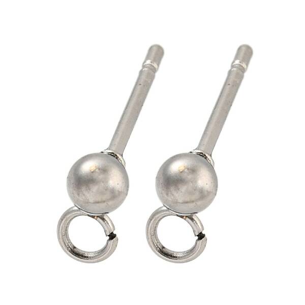 Non-Tarnish 304 Stainless Steel Stud Earring Findings