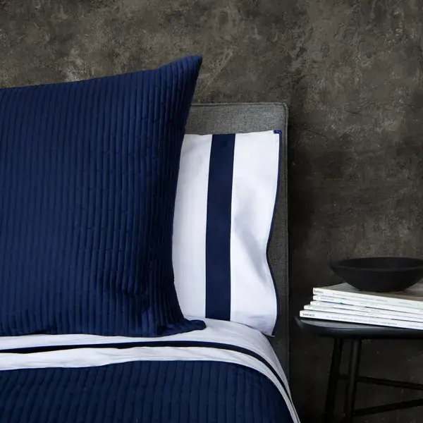 Pair of Pillowcases | Size: King | Color: Marine | Touch: Sateen