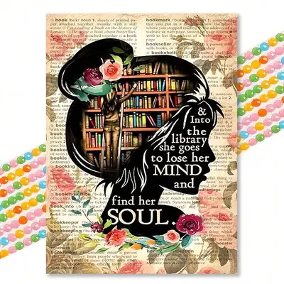 Teenager Pattern DIY Diamond Arts Colorful Painting Kit without Frame, 5D Diamond Arts Colorful Painting Kit for Home Bedro...