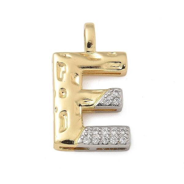 Brass Micro Pave Cubic Zirconia Pendants