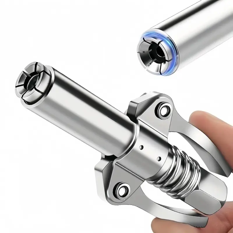Grease Joint Fittings,12,000 PSI High Pressure Grease Nozzle Fittings,Grease Gun Coupler,Compatible With All 1/8\
