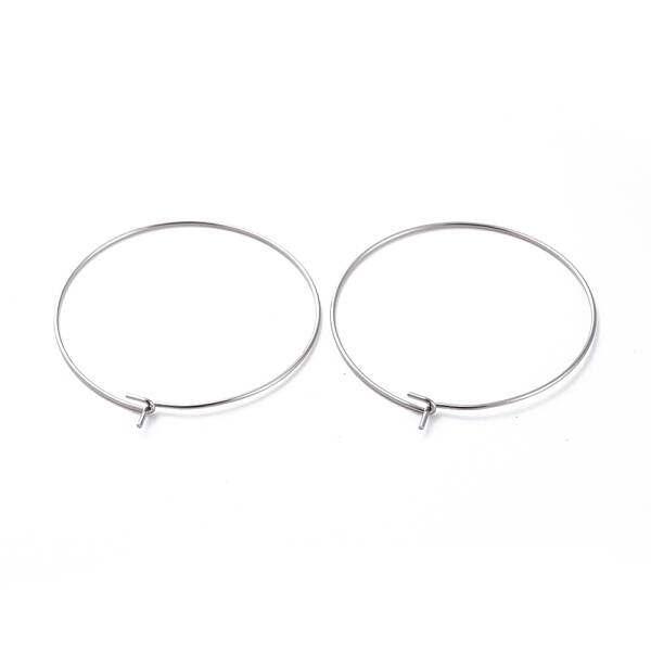 316 Surgical Stainless Steel Hoop Earring Findings