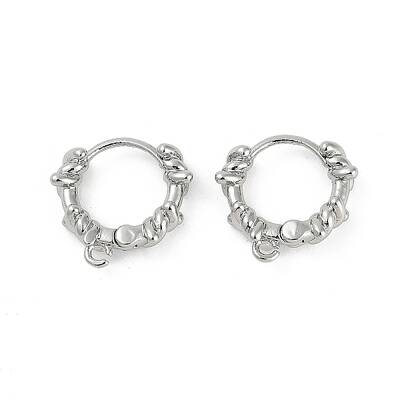 Brass Hoop Earring Findings