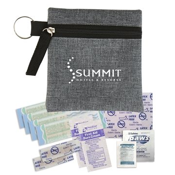 150 Promotional Heathered First Aid Kit - Medical Supplies & ...