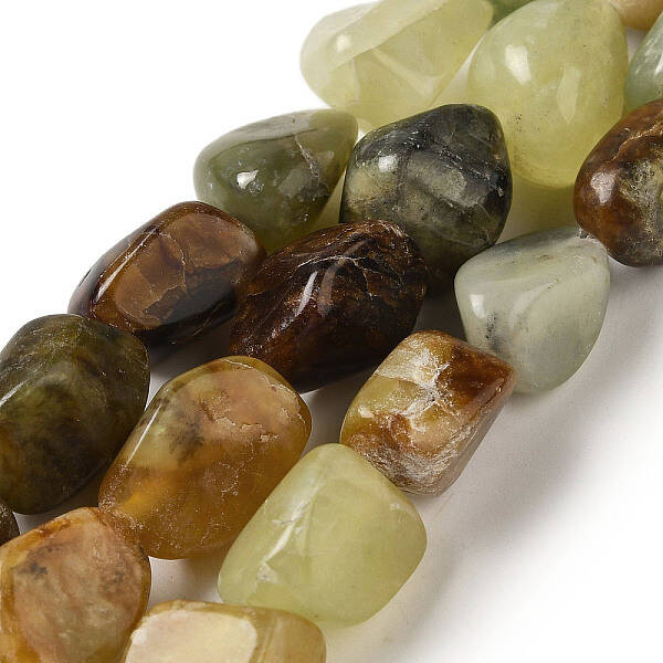 Natural Xiuyan Jade Beads Strands