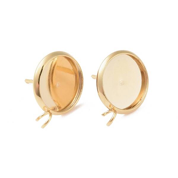 304 Stainless Steel Stud Earring Settings