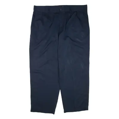 DUNLOP Mens Trousers Blue Regular Tapered W40 L29