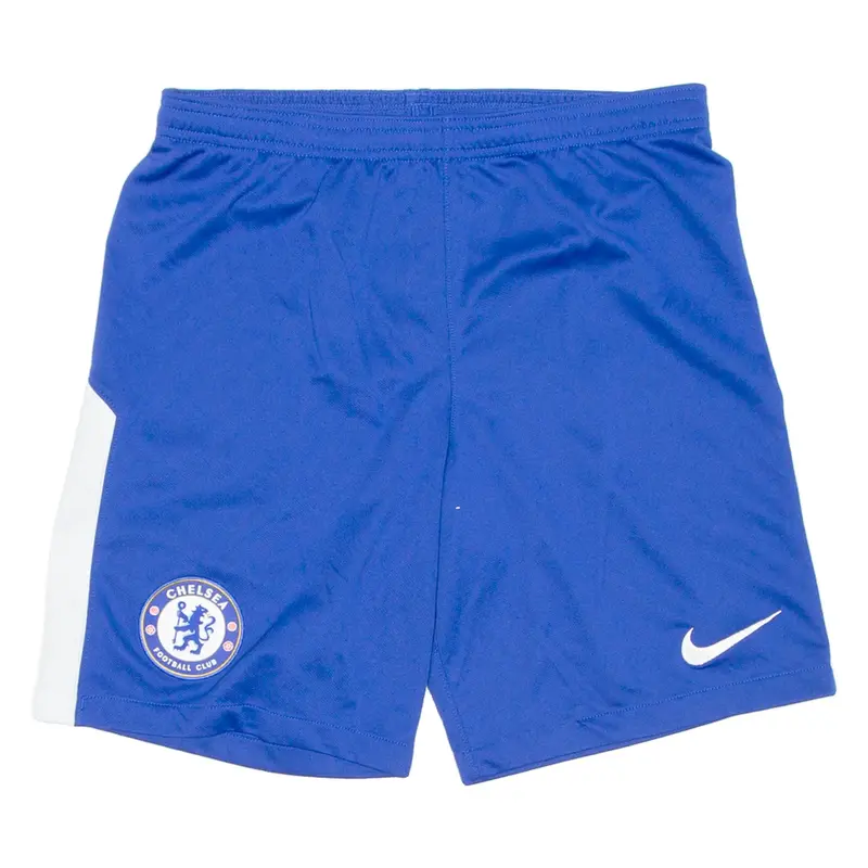 NIKE Chelsea Football Club Mens Sports Shorts Blue S W28