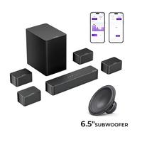 ULTIMEA Poseidon D70 7.1 Surround Sound System: Adjustable Subwoofer, Bluetooth, Ideal for TV, Home Theater & PC Gaming, Summ...