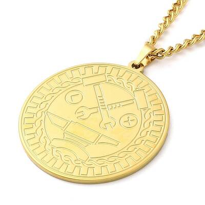 304 Stainlessa Steel Curb Chain Pendant Necklaces