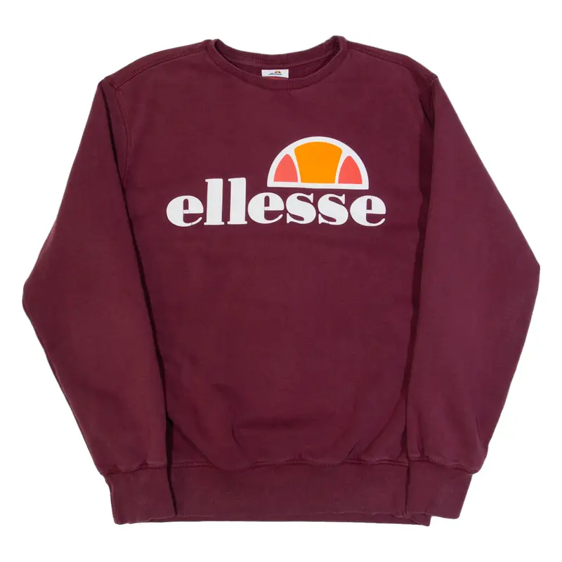 ELLESSE Mens Sweatshirt Maroon L