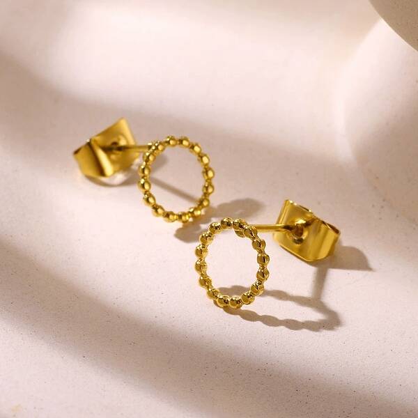 304 Stainless Steel Stud Earrings for Women