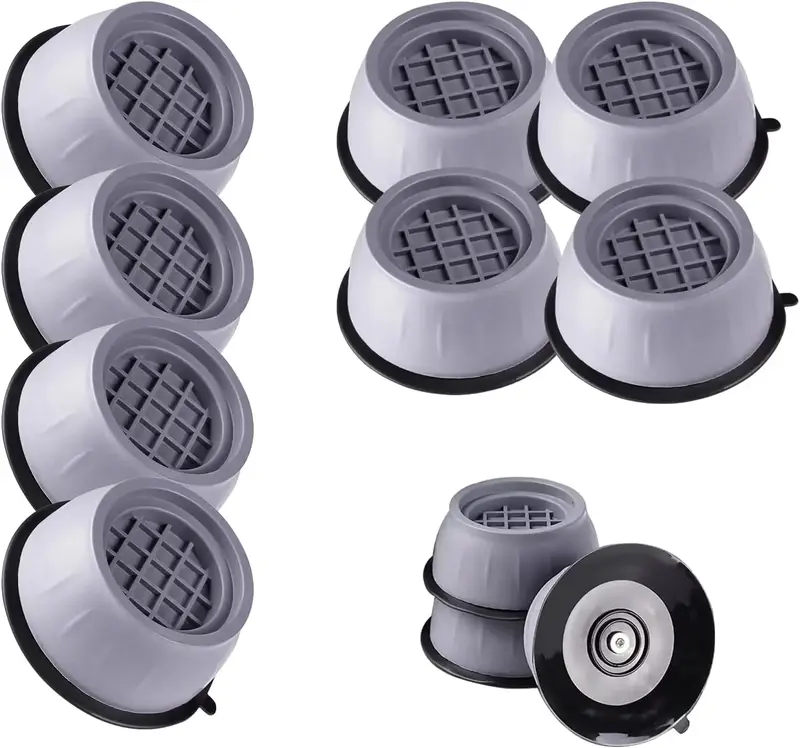 8 Pcs Washing Machine Support, Anti- Walking Washer Dryer Pedestals Fit All Machines
