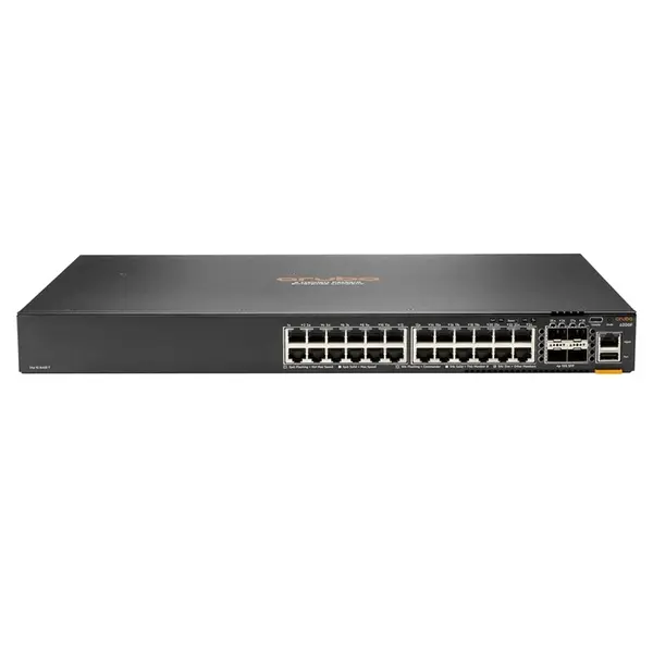 HP JL724B | Aruba CX 6200 Series 6200F-24G-4SFP+ 24 x 10/100/1000Base-T RJ-45 and 4 x 10GbE SFP+ Ports Layer 3 Gigabit Manage...