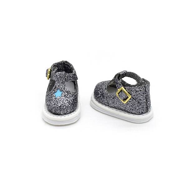 Star Pattern Cloth Doll Shoes