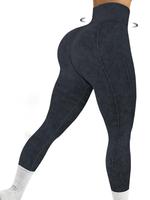 Women's Solid Sports Leggings, Yoga Leggings Womenswear, Ladies Sportswear for Indoor Outdoor Workout Wear, Gym Leggings, Wor...