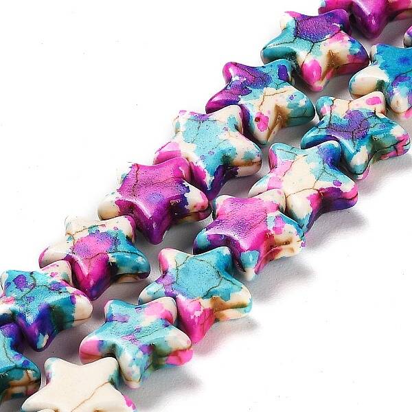 Synthetic Turquoise Beads Strands