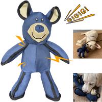 Unbreakable Bear Squeaker Toy for Heavy chewer, Indestructible Dog Chewing Toy to Reduce Anxiety & Boredom