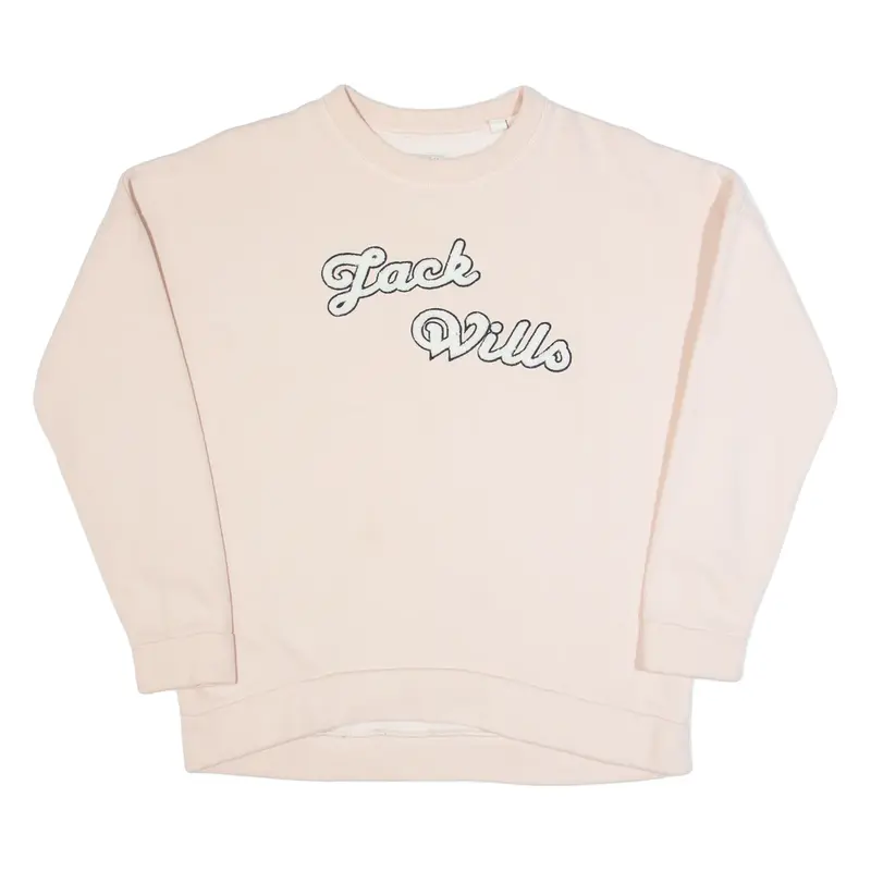 JACK WILLS Womens Sweatshirt Pink UK 6