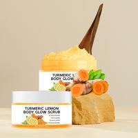 Body Scrub Turmeric Bath Scrub Turmeric Lemon Body Glow Smoothing Scrub Body Foot Hands Gentle exfoliation, deep cleansing Mo...