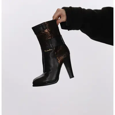 Braccialini Boots - UK 5 Black Leather