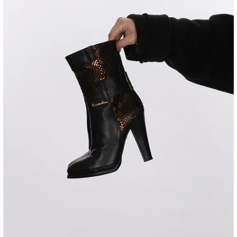 Braccialini Boots - UK 5 Black Leather