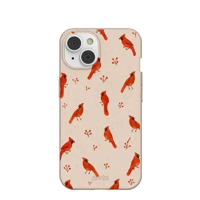 Seashell Cardinals iPhone 14/16e Case