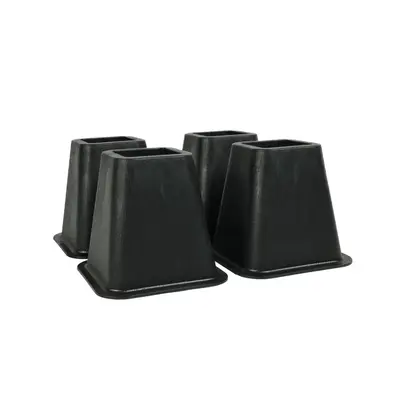 6 Inch Dehumidifier Risers - Heavy Duty Dehumidifier Lift Risers, Support Up to 2200 Lbs Dehumidifier Risers 4 Pieces, Black