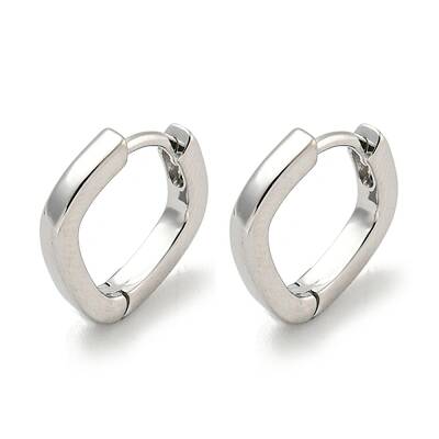 Brass Hoop Earrings