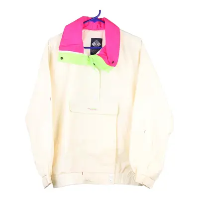 Columbia Jacket - Large Cream Nylon