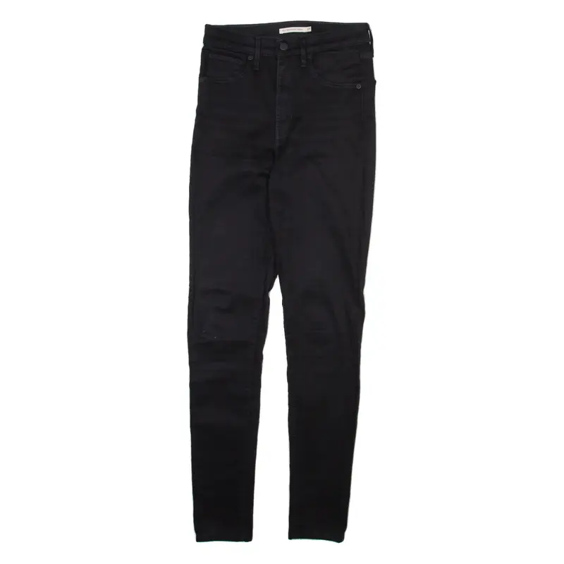 LEVI'S Mile High Womens Jeans Black Slim Skinny W27 L30