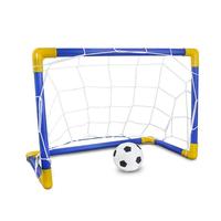 Portable Football Goal, 1 Set Durable Detachable Soccer Goal with Inflatable Football and Pump for Indoor & Outdoor Use, Val...