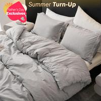 【Father's Day Gift】DOWNCOOL 3PCS Light Weight Comforter Set(Twin size with 2pcs) ,  Comfortable Bedding Sets for All Seas...