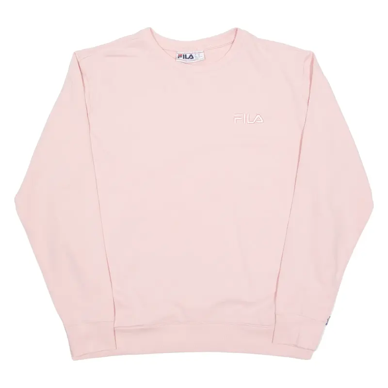 FILA Womens Sweatshirt Pink Crew Neck XL